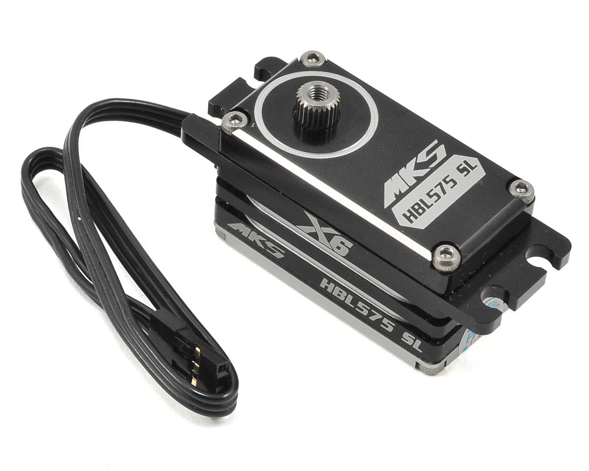 MKS Servos X6 HBL575SL Brushless Titanium Gear Low Profile Digital Servo (High Voltage)