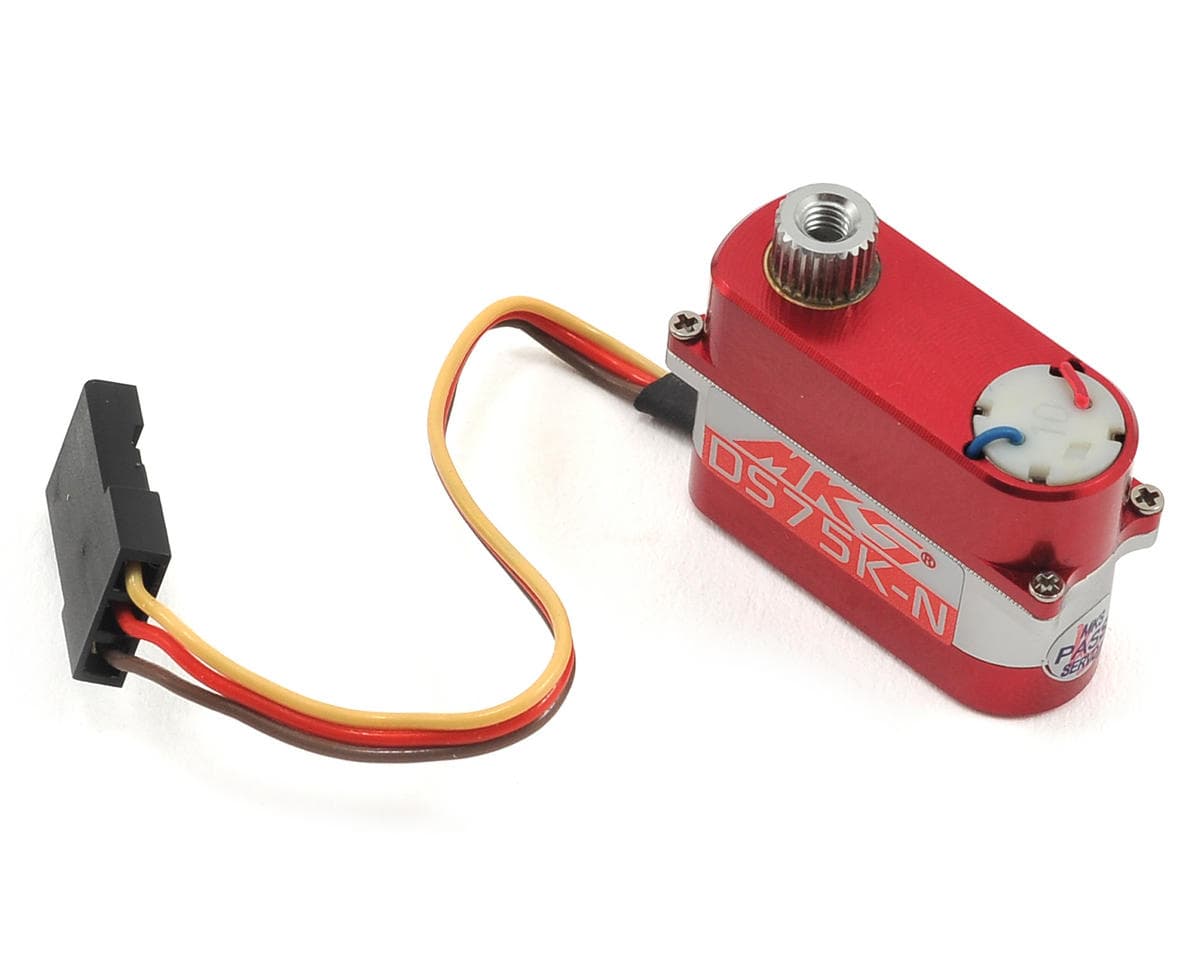 MKS Servos DS75K-N Titanium Gear High Speed Glider Wing Servo w/Aluminum Case (No Tabs)