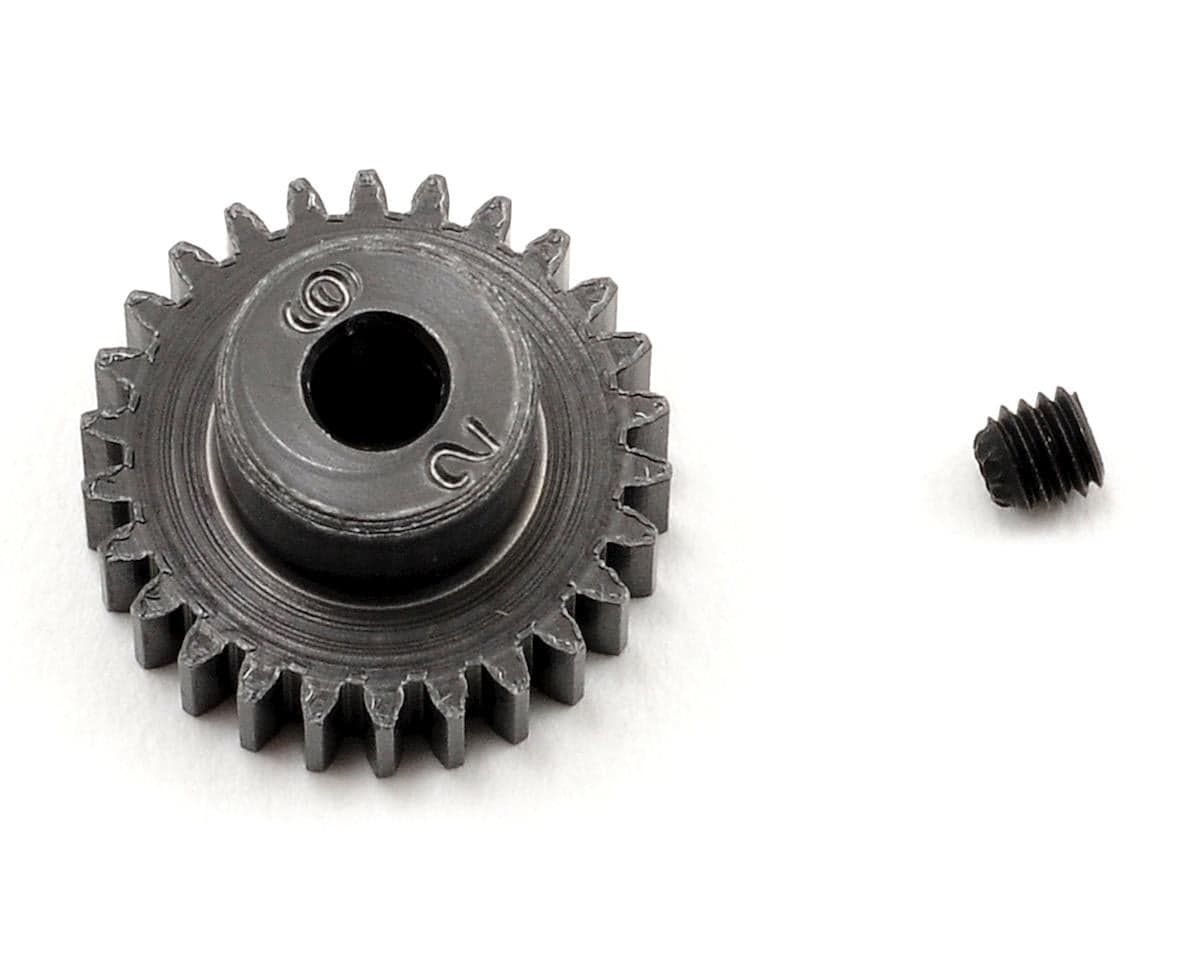 Schumacher 48P Hard Anodized Aluminum Pinion Gear (3.17mm Bore) (26T)