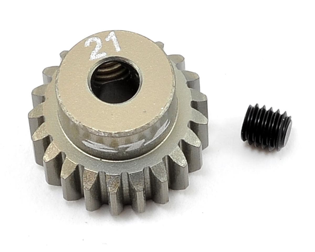Team Losi Racing Aluminum 48P Pinion Gear (3.17mm Bore) (21T)