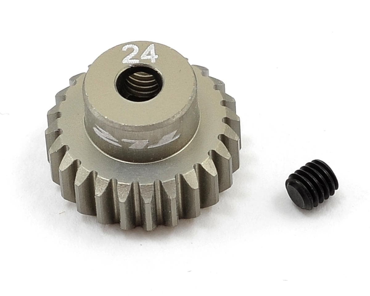 Team Losi Racing Aluminum 48P Pinion Gear (3.17mm Bore) (24T)