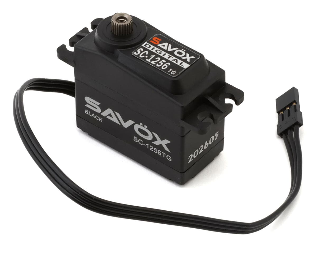 Savox SC-1256TG Black Edition Hybrid "High Torque" Standard Digital Titanium Gear Servo