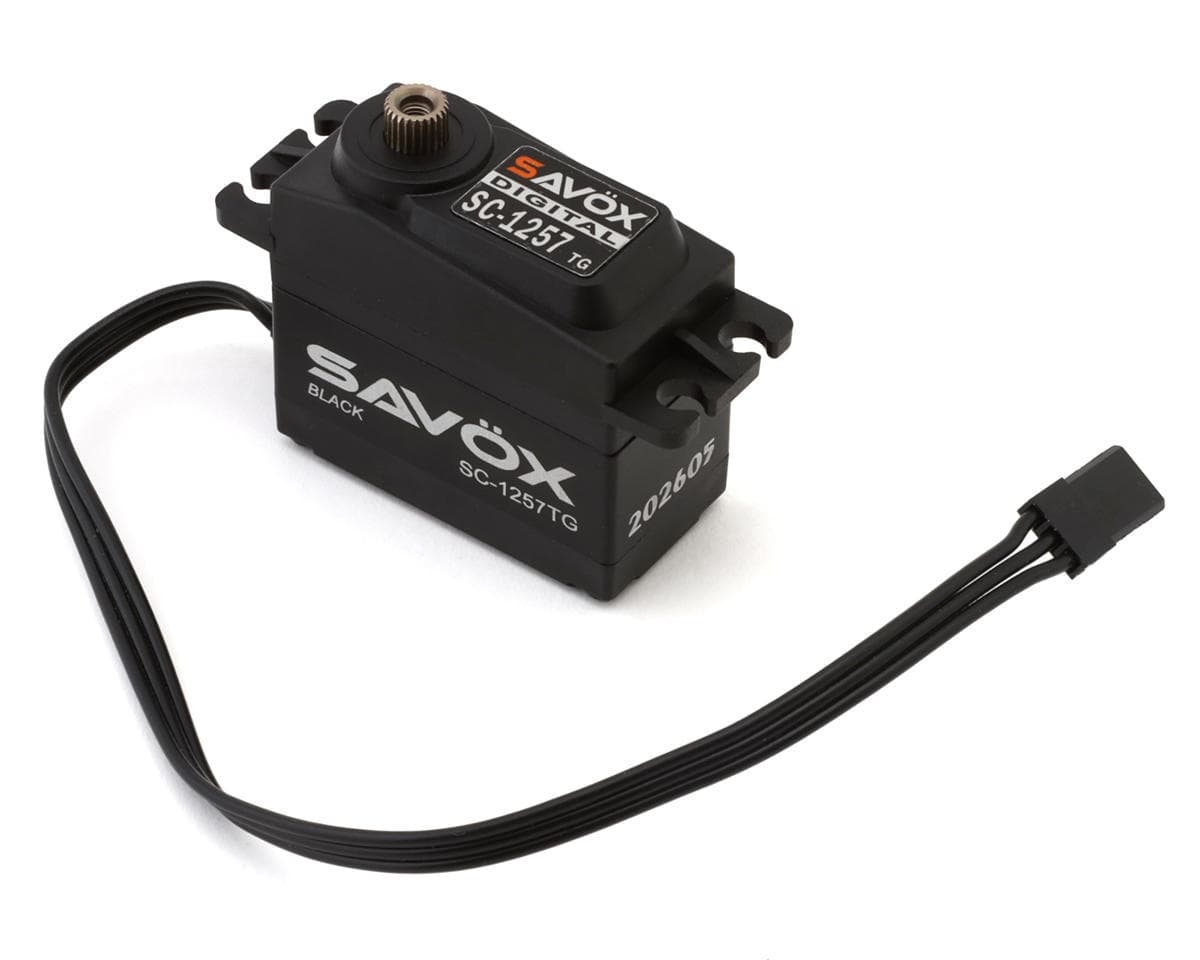Savox SC-1257TG Black Edition Hybrid "Super Speed" Standard Digital Titanium Gear Servo
