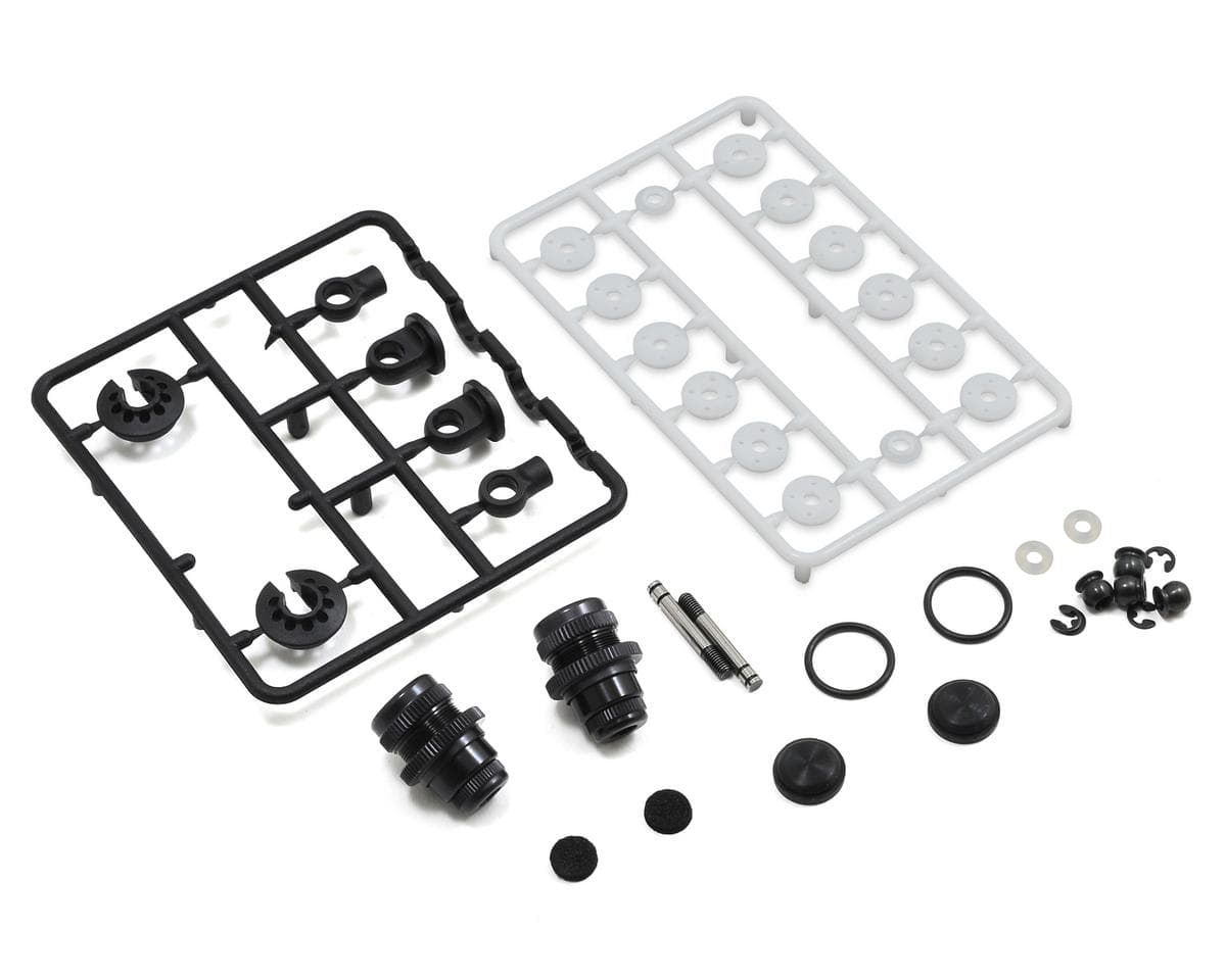 XRAY Aluminum T4 Touring Car Shock Absorber Set (Black) (2)