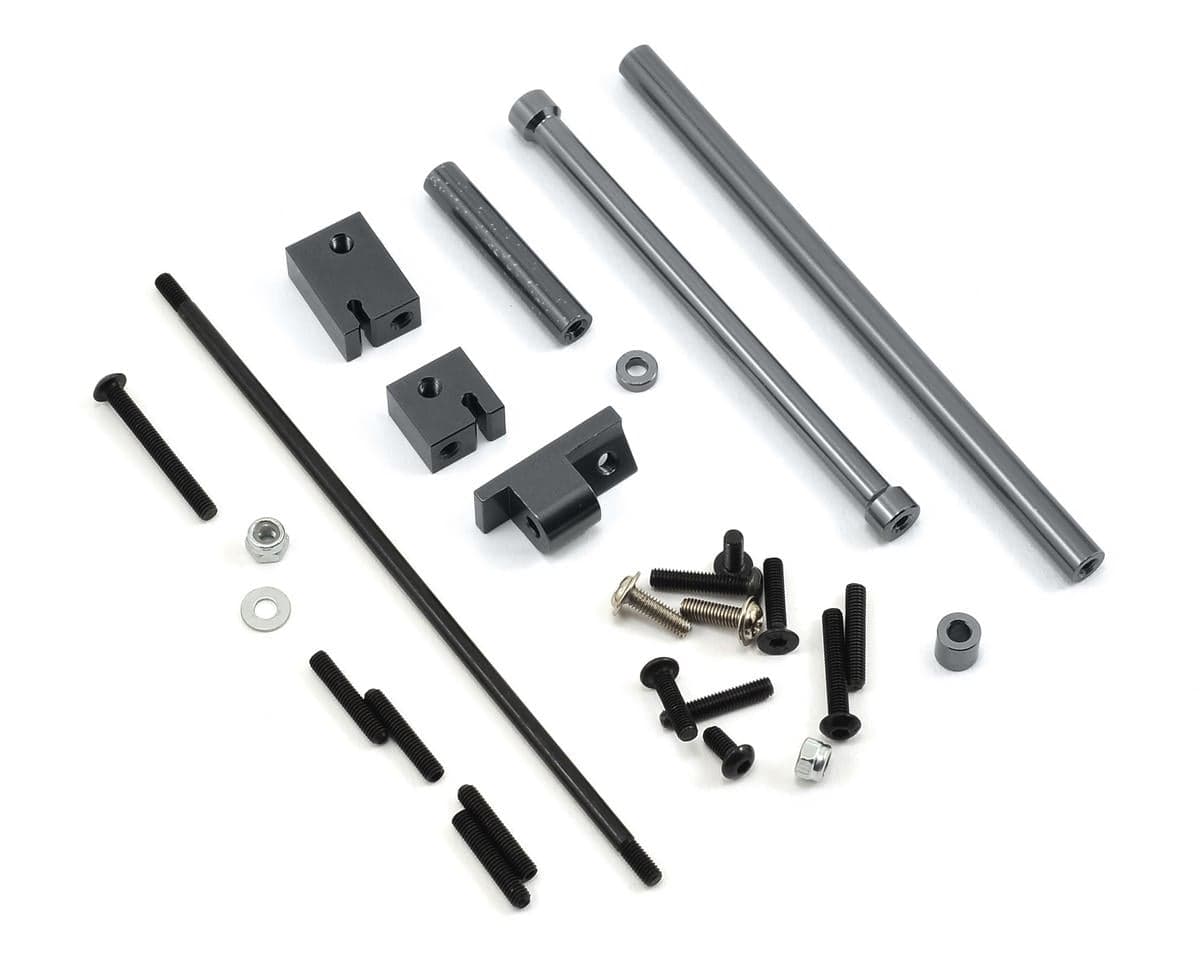 ST Racing Concepts SCX10 Aluminum Off-Axle Servo Mount/Panhard Kit (Gun Metal)