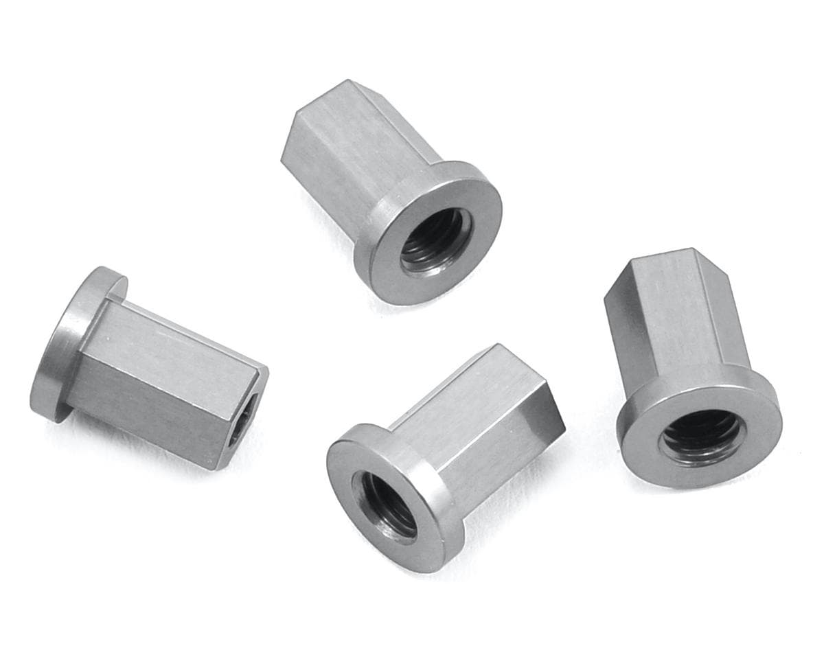 ST Racing Concepts Wraith Aluminum Internal Locknut (4) (Silver)