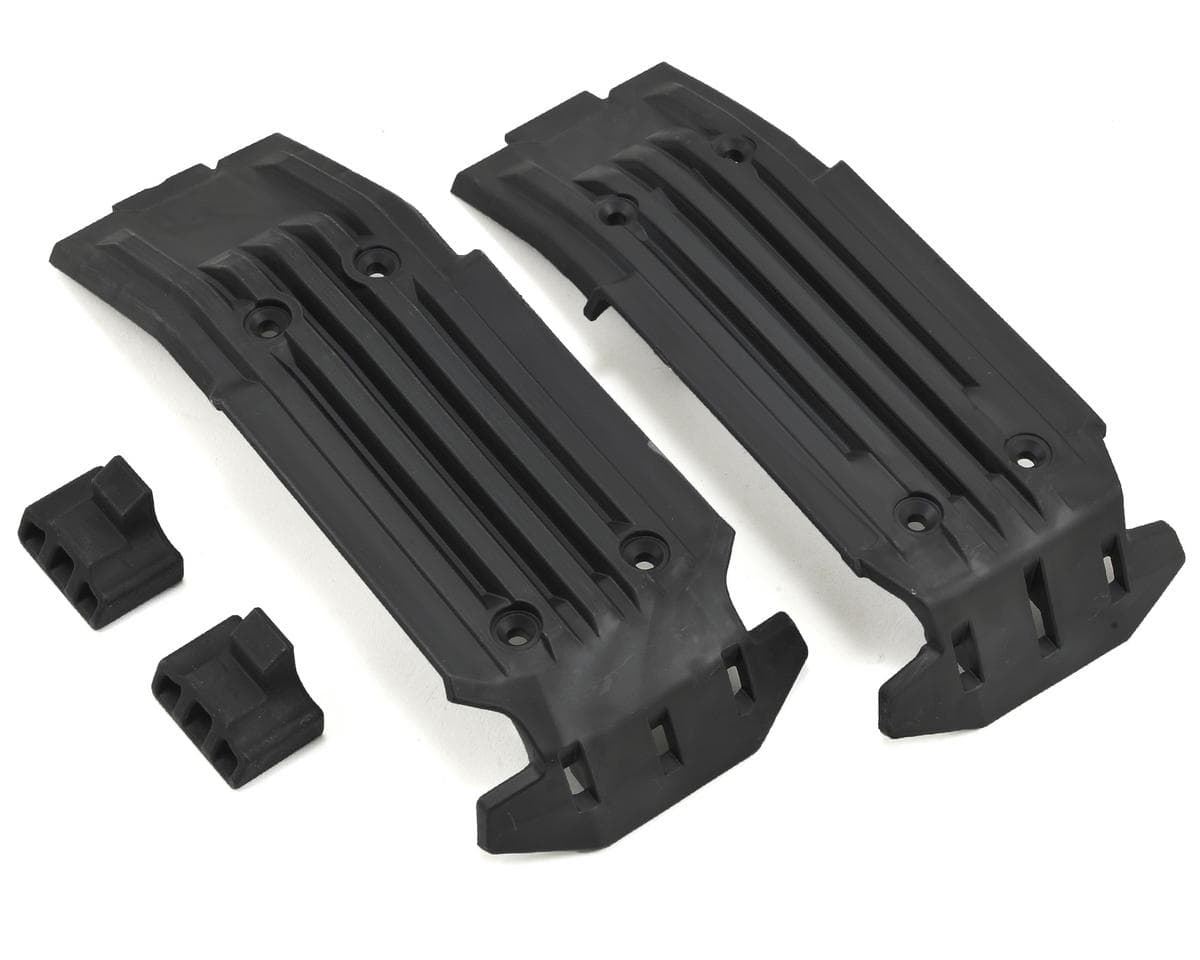 Traxxas X-Maxx Front & Rear Skidplate w/Rubber Impact Cushion