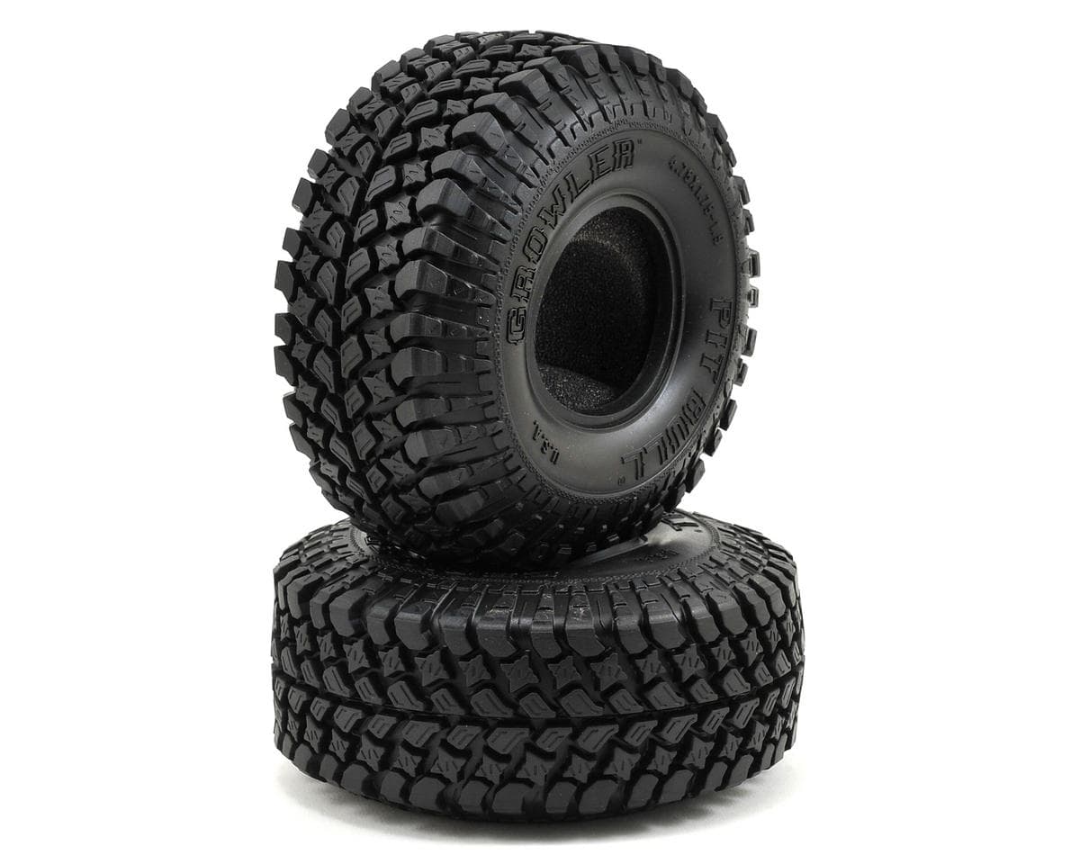 Pit Bull Tires Growler AT/Extra 1.9" Scale Rock Crawler Tires (2) (Komp) w/Foam