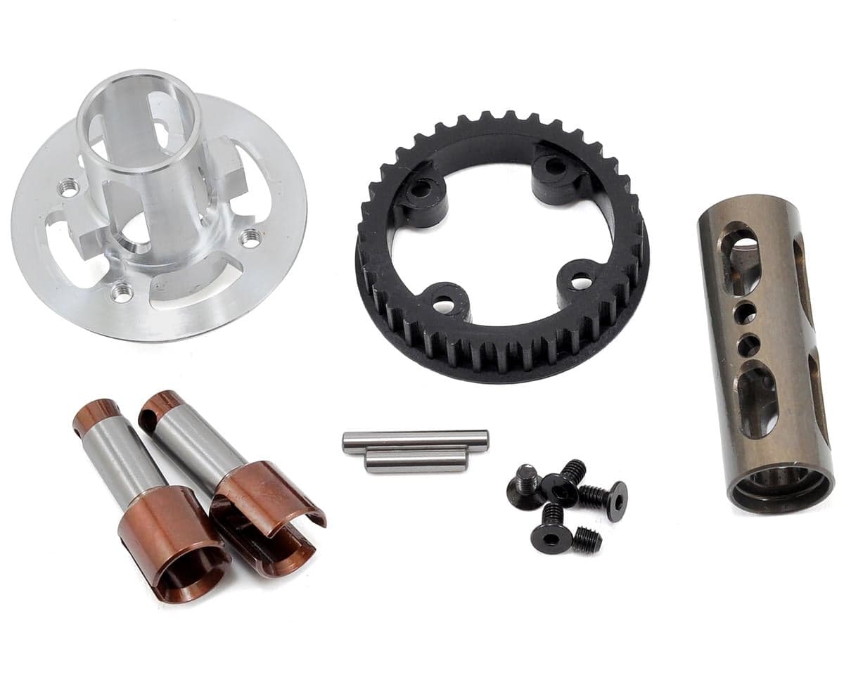 Serpent 748 Aluminum Front Solid Axle Set