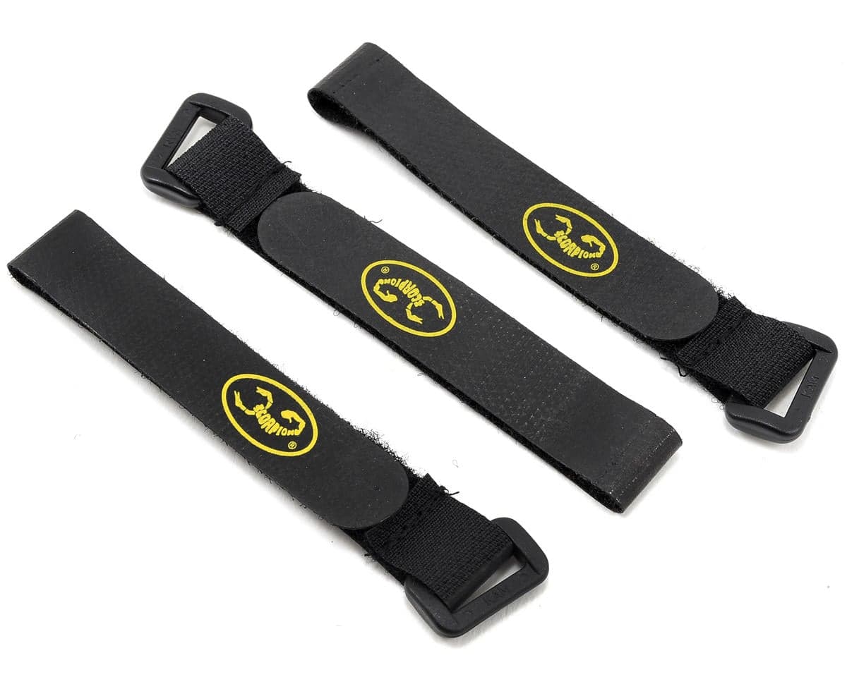 Scorpion Battery Lock Strap Set (3) (Xtra-Small)