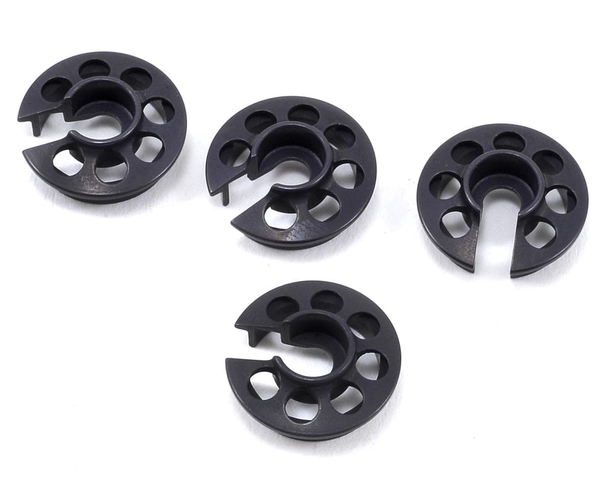 XRAY Aluminum Shock Spring Retaining Collar (Black) (4)