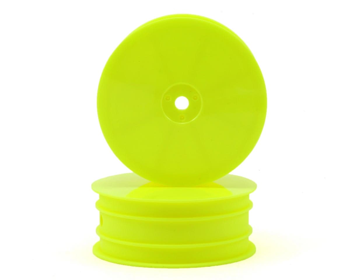 HB Racing 2.2 Front Wheels (2) (Yellow) (D216) w/12mm Hex