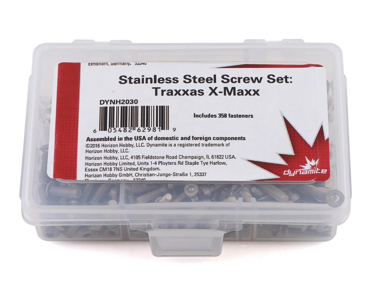 Dynamite Stainless Steel Screw Set for Traxxas X-Maxx