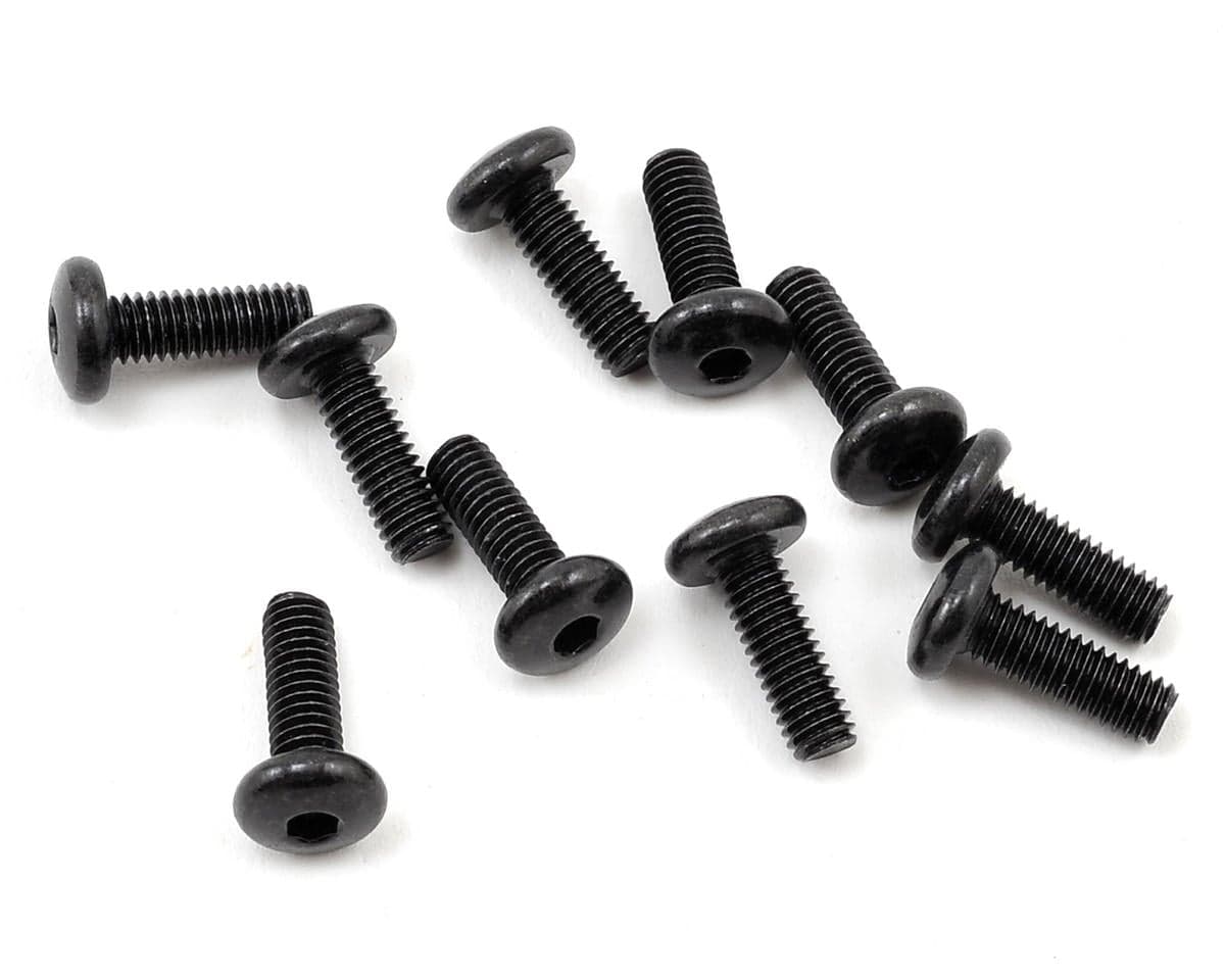 Losi M4x12mm Button Head Screws (10)
