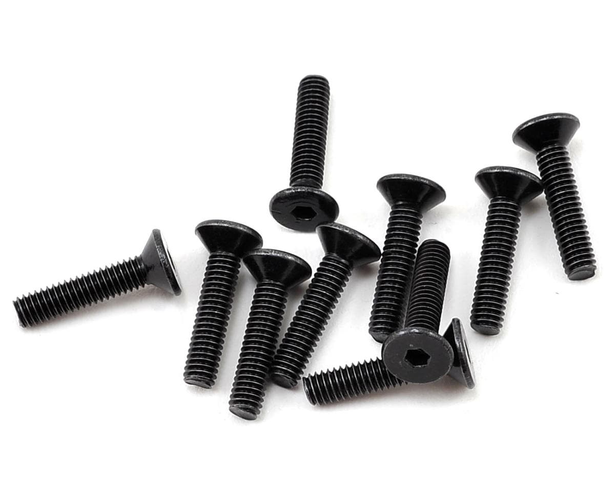 Losi 2.5x12mm Flat Head Screws (10)