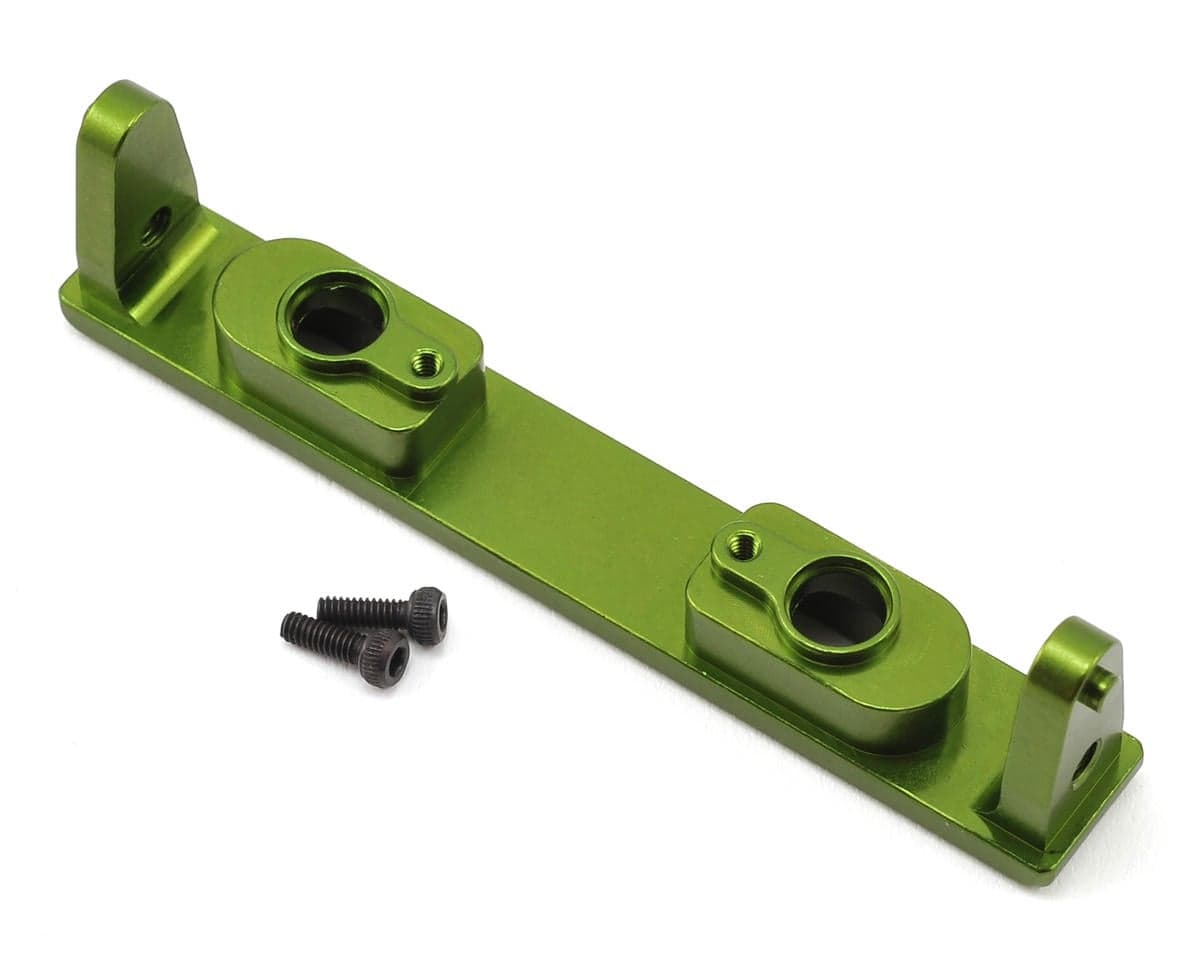 ST Racing Concepts SCX10 Honcho Aluminum Rear Chassis Rail w/Buckets (Green)