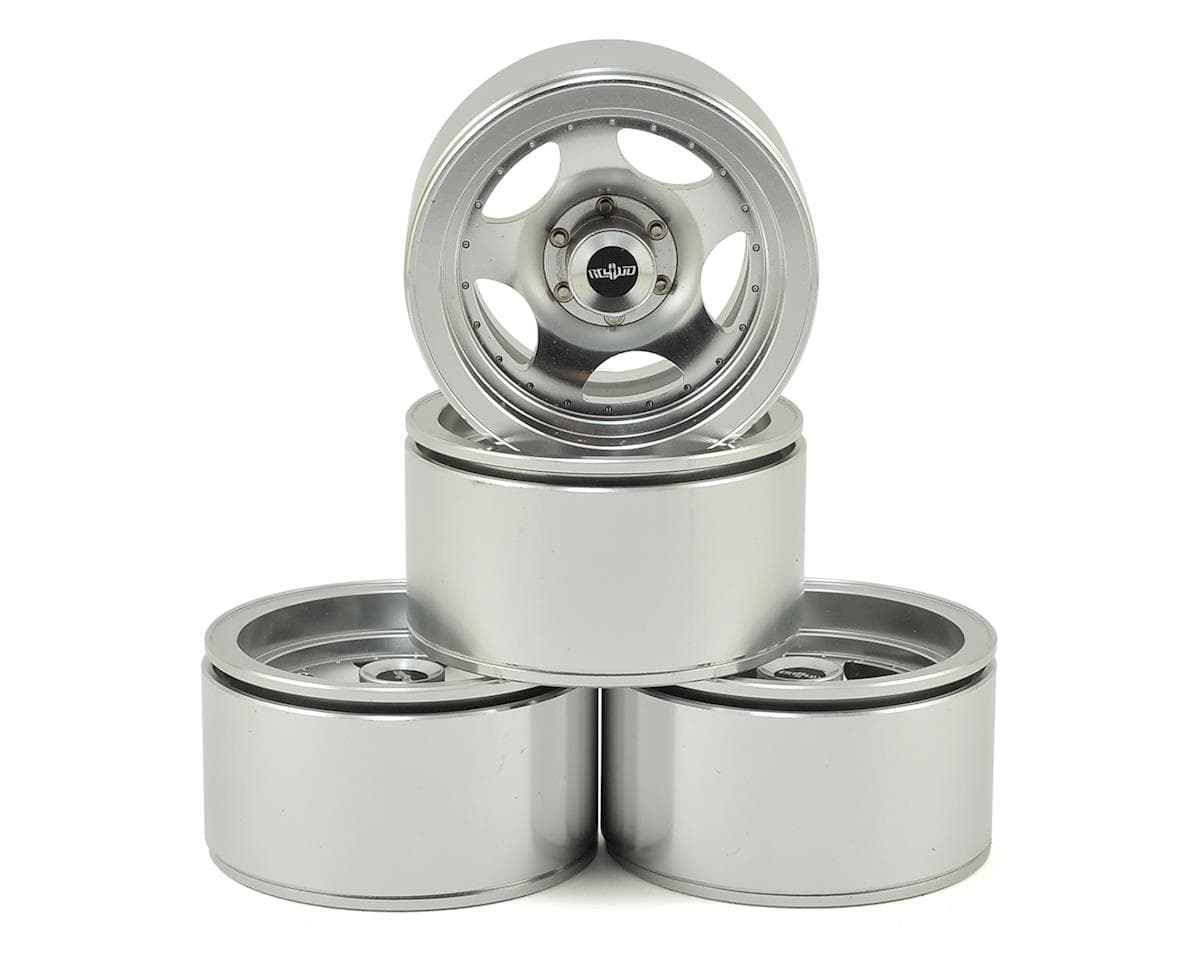 RC4WD Breaker 1.9" Aluminum Beadlock Wheels (Silver) (4)