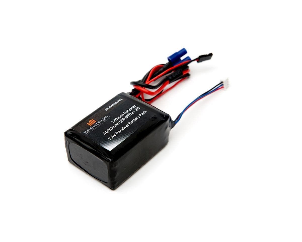 Spektrum RC 4000mAh 2S 7.4V LiPo Receiver Battery