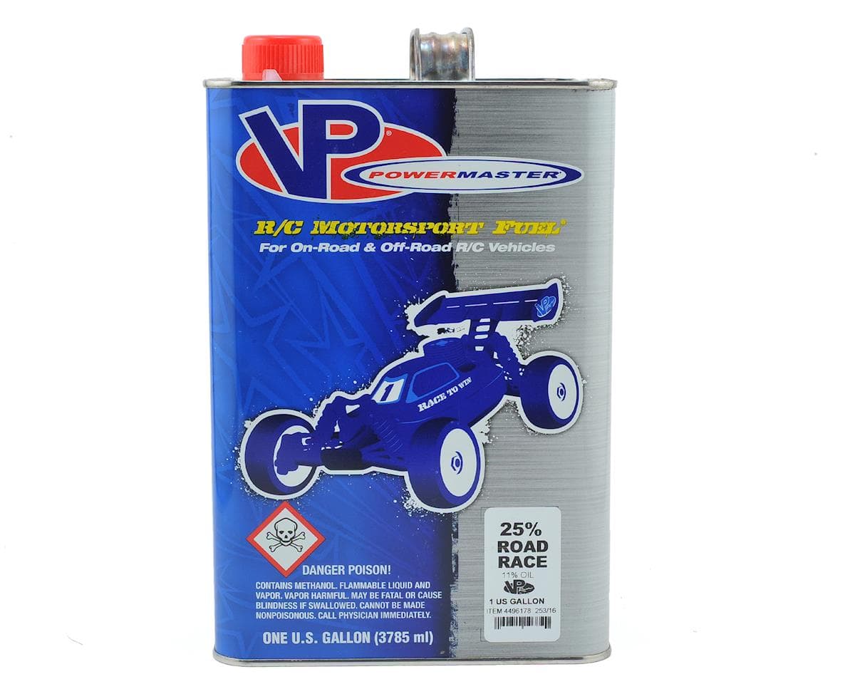 PowerMaster Road Race 25% Car Fuel (11% Castor/Synthetic Blend) (Six Gallons)