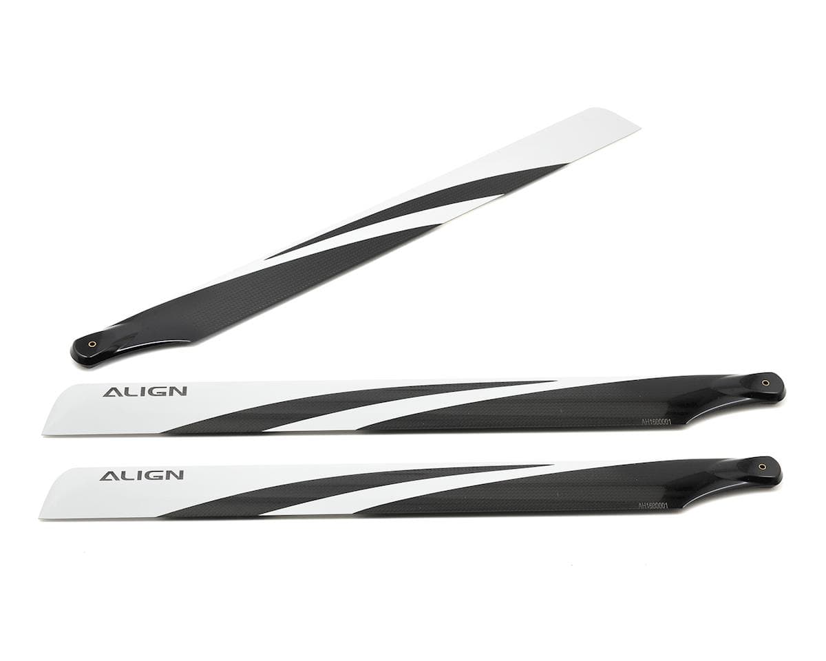 Align 520 Carbon Fiber Blades (3-Blade Set)