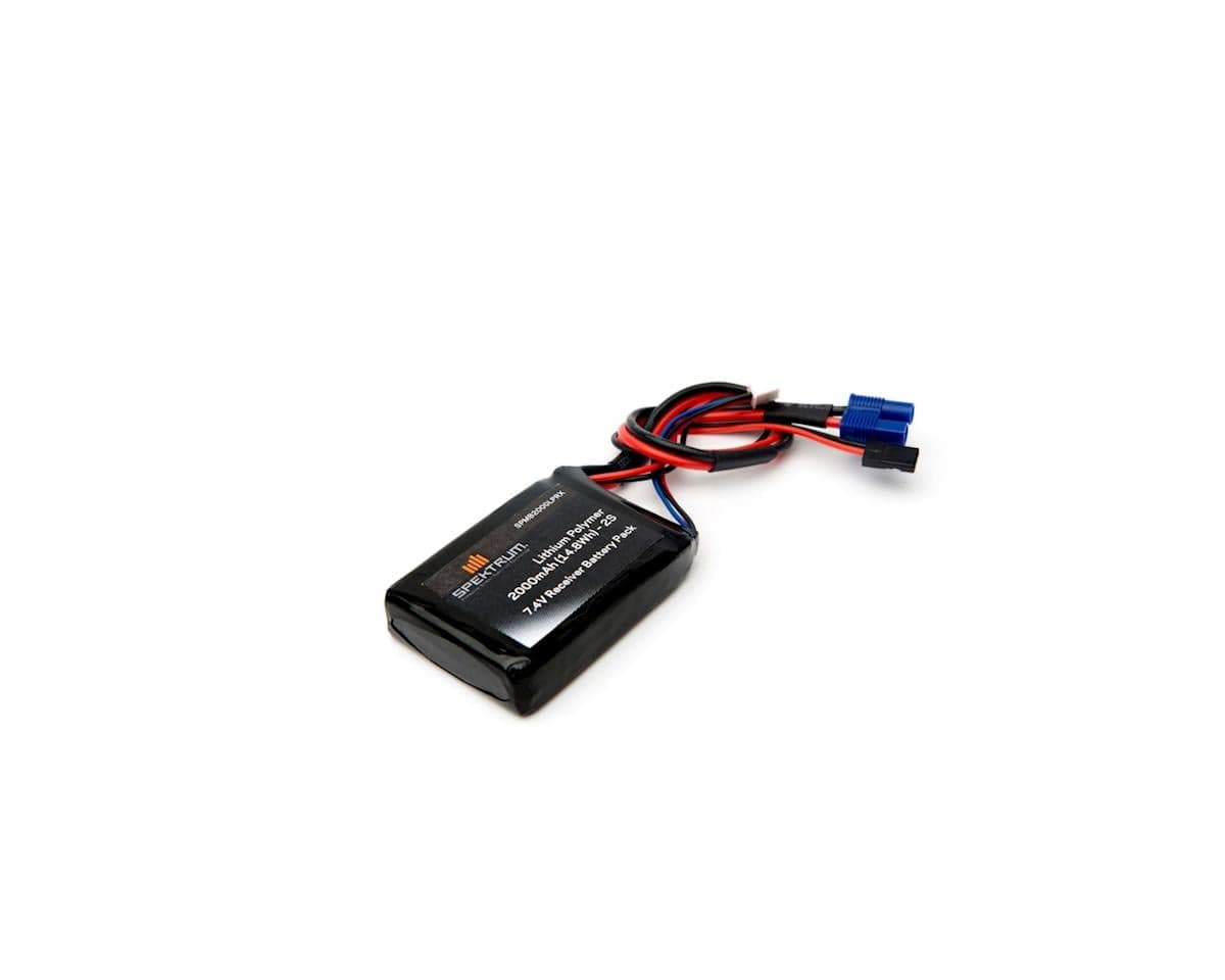 Spektrum RC 2000mAh 2S 7.4V LiPo Receiver Battery