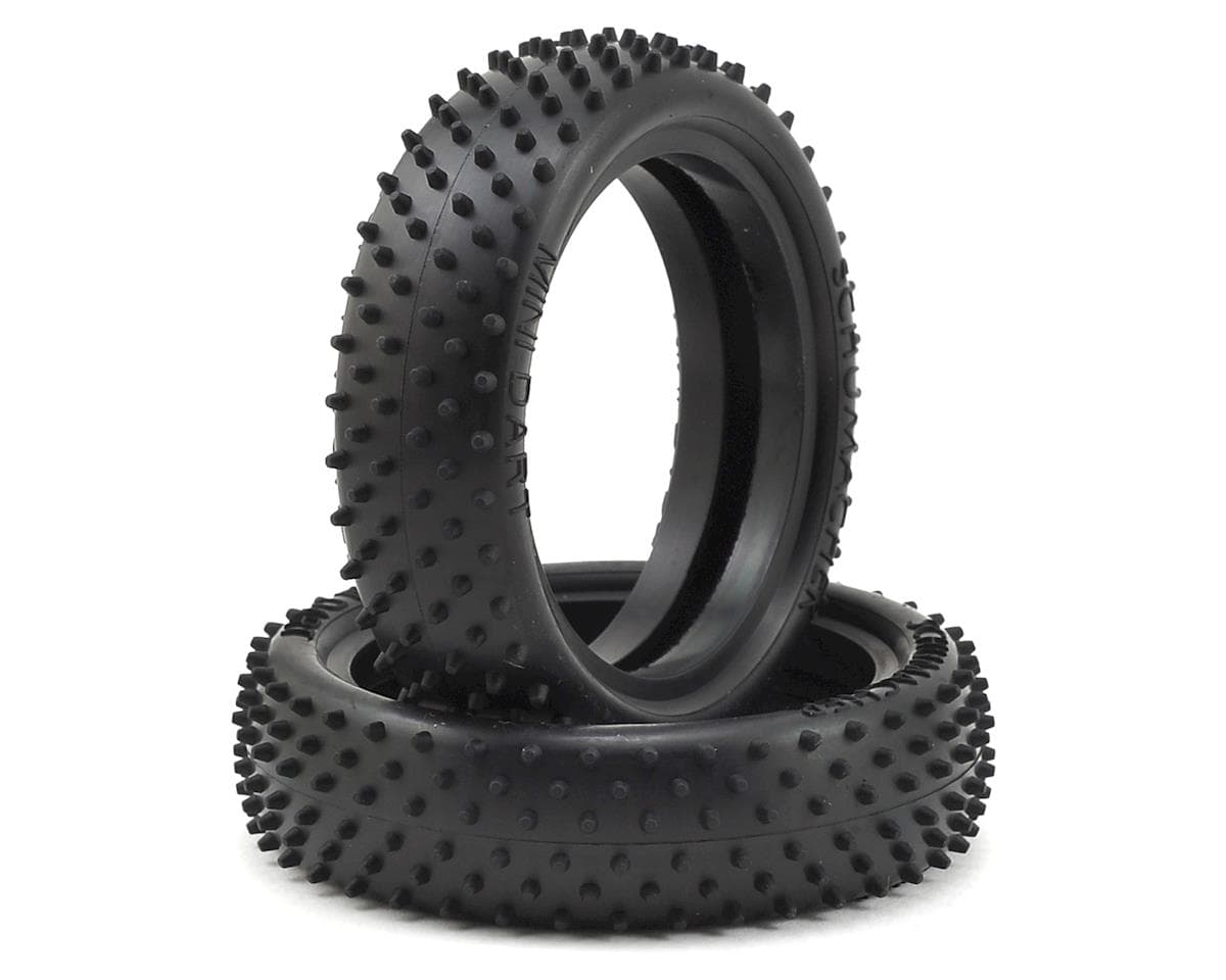 Schumacher "Mini Dart" 2.2" 2WD Buggy Front Turf Tire (2) (Silver)