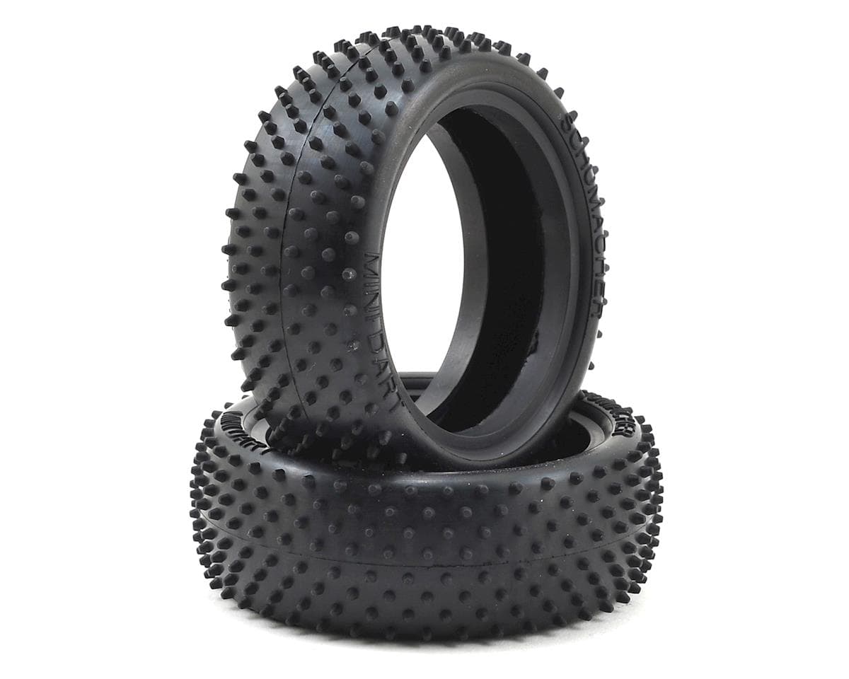 Schumacher "Mini Dart" 2.2" 4WD Buggy Front Turf Tire (2) (Yellow)