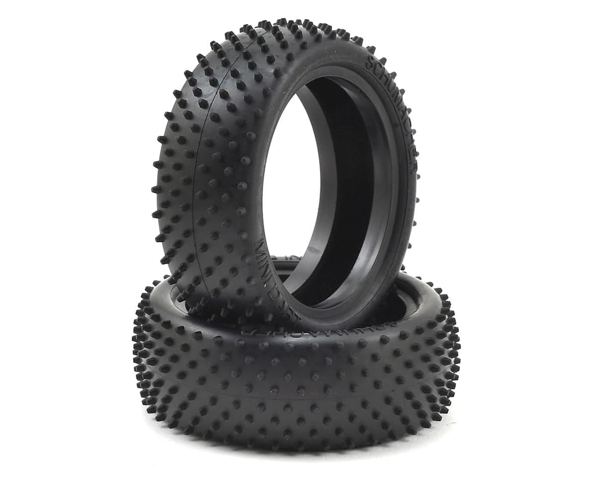 Schumacher "Mini Dart" 2.2" 4WD Buggy Front Turf Tire (2) (Silver)