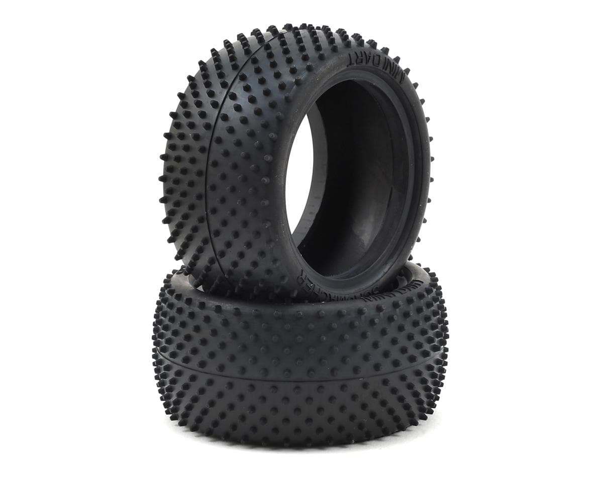 Schumacher "Mini Dart" 2.2" Buggy Rear Turf Tire (2) (Yellow)