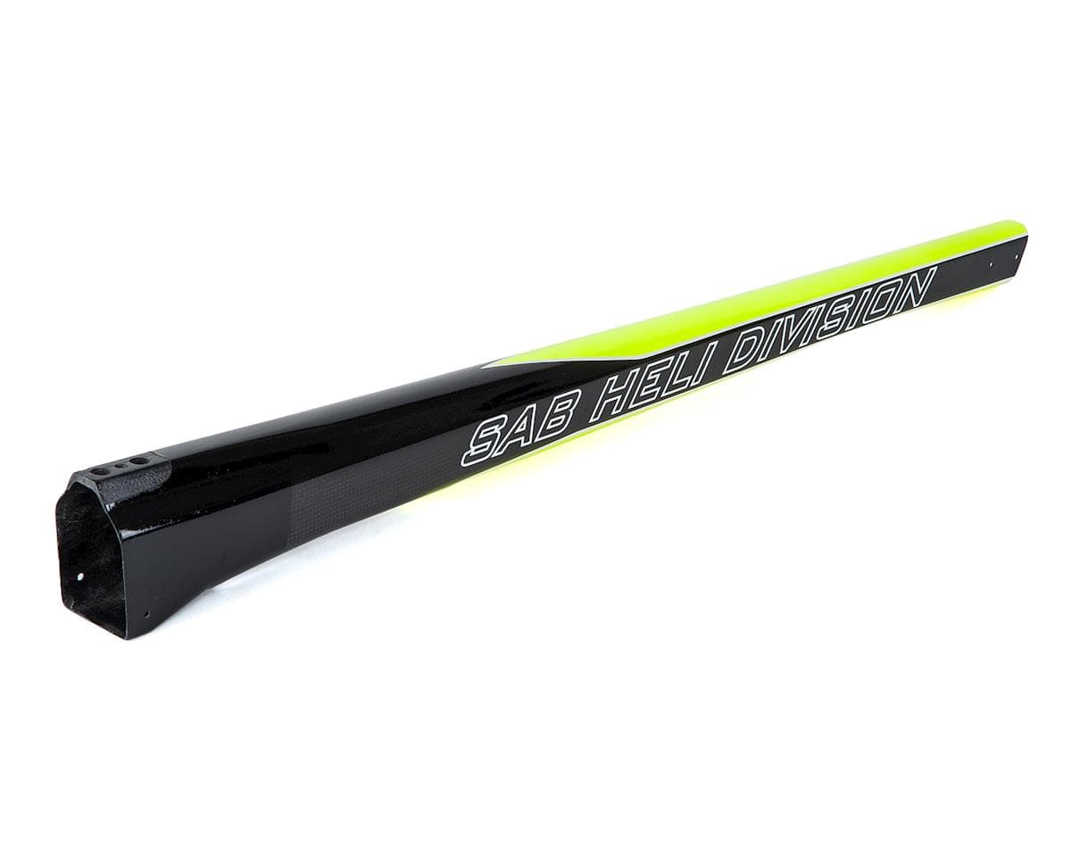 SAB Goblin Carbon Fiber Tail Boom (700 Size) (Yellow/Carbon)