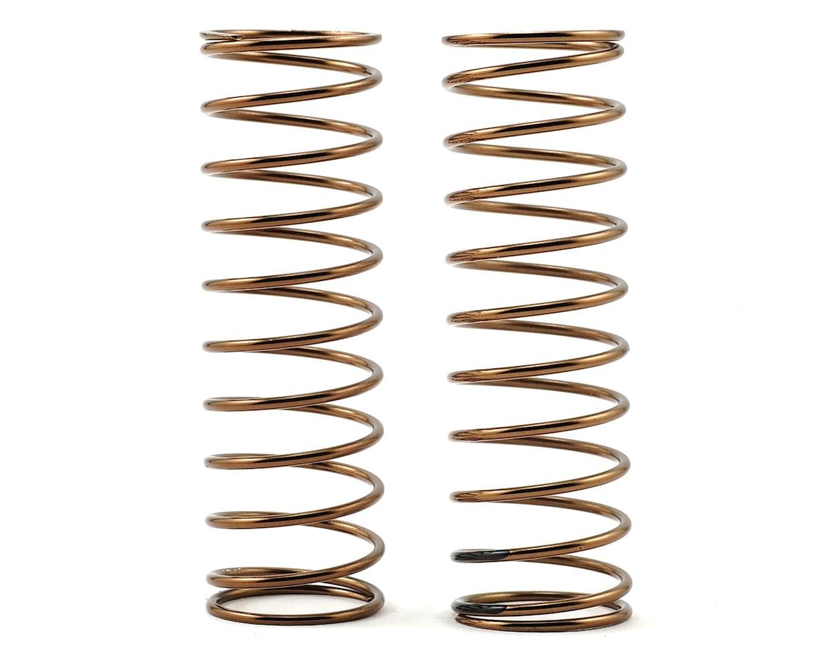 Tekno RC Low Frequency 75mm Front Shock Spring Set (Black - 3.58lb/in) (1.6x11.6)