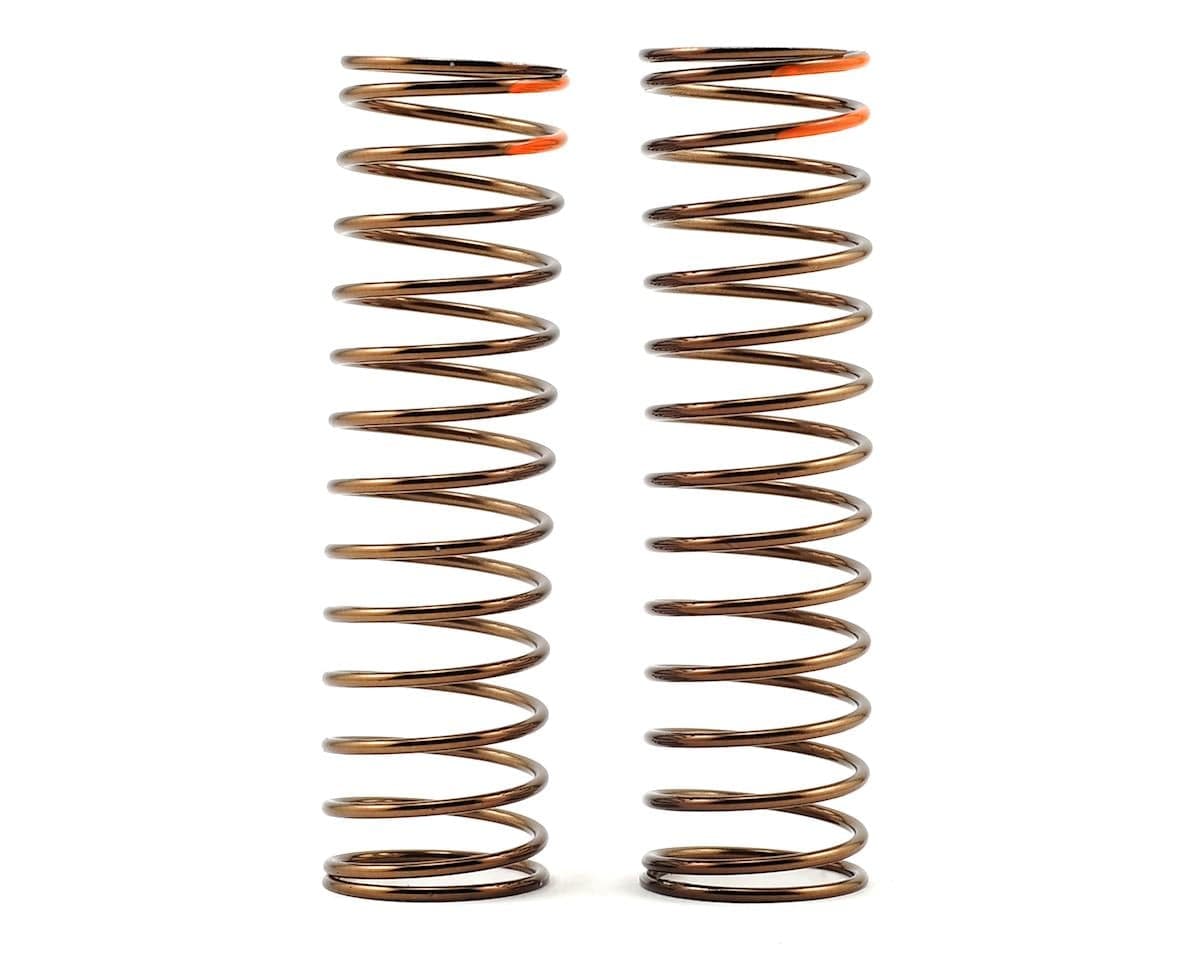 Tekno RC Low Frequency 85mm Rear Shock Spring Set (Orange - 2.75lb/in) (1.6x14.5)