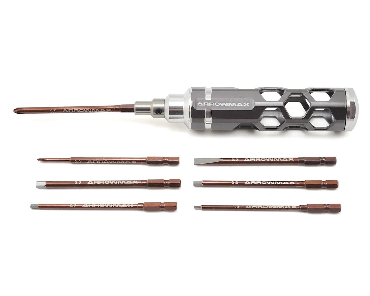 AM Arrowmax 7-Piece Metric Quick Drive Tip Caddy Combo Tool Set