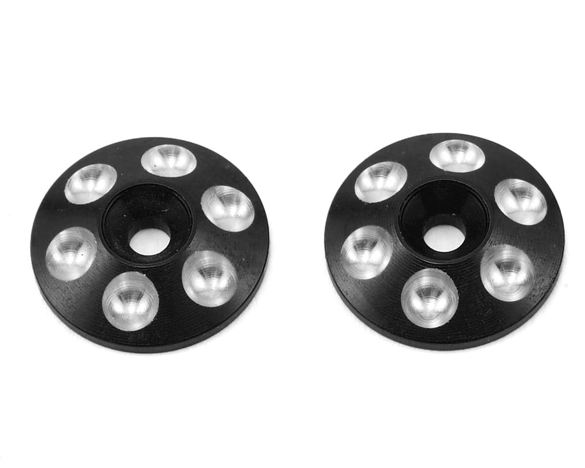 AM Arrowmax Alloy Rear Wing Shims (2) (Black)