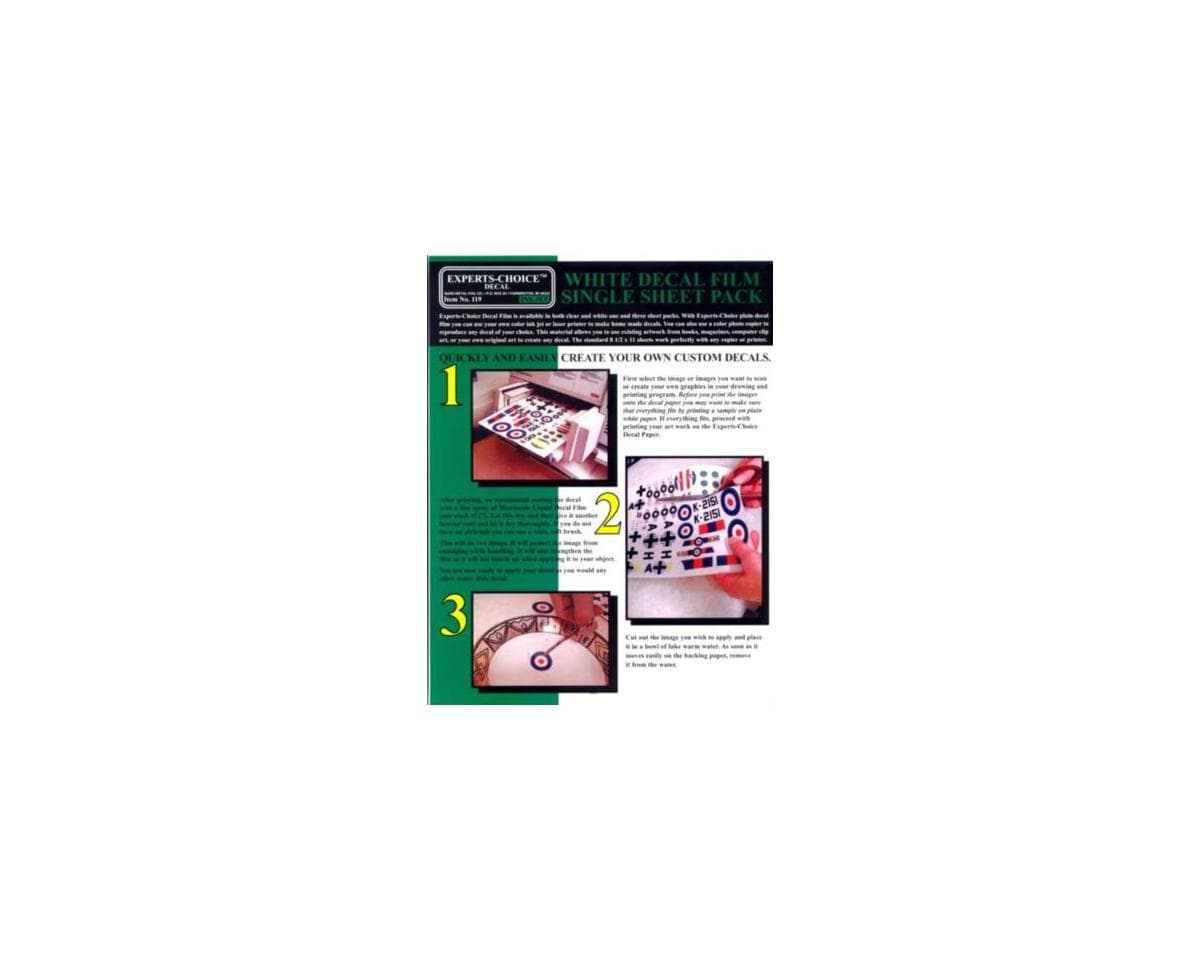 Bare Metal Foil Experts-Choice Inkjet White 1 pk.