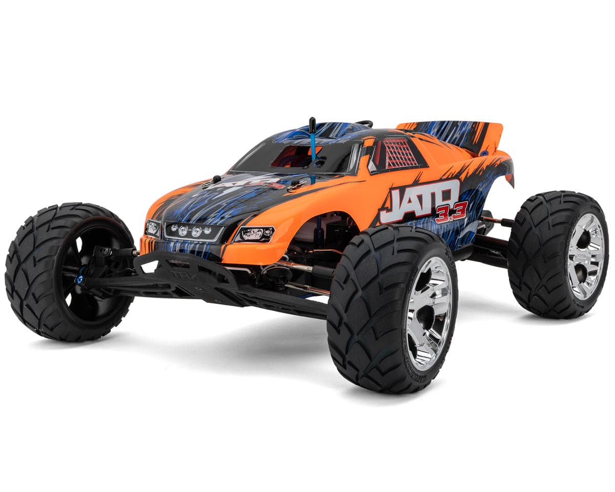 Traxxas Jato 3.3 2WD RTR Nitro Stadium Truck w/TQi (Orange) 2.4GHz, Telemetry, TSM, Easy Start & Charger