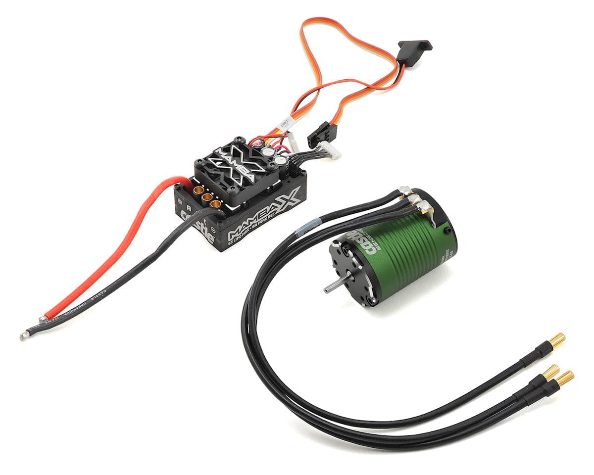Castle Creations Mamba X 1/10 Brushless Combo w/1406 Sensored Motor (4600kV)