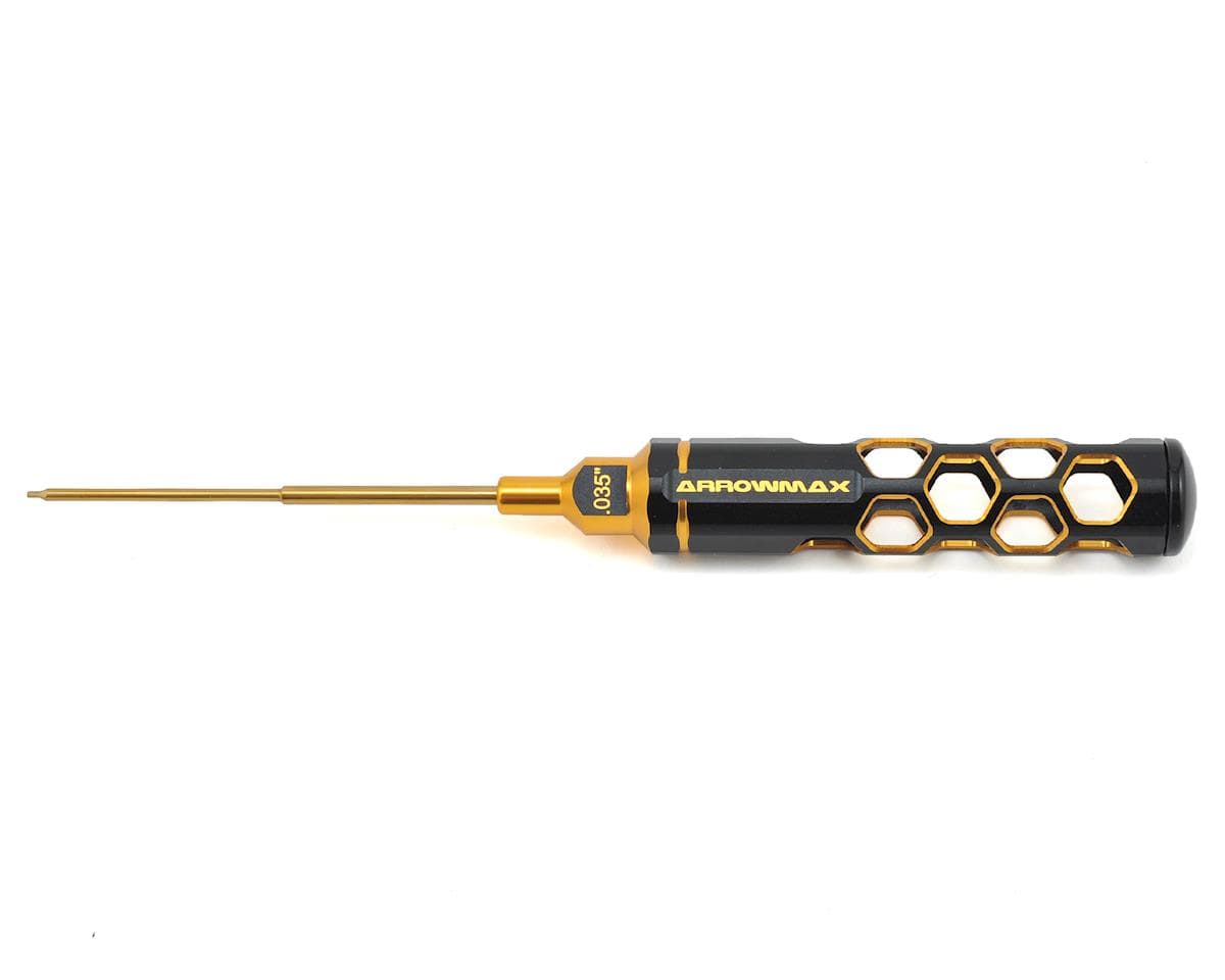 AM Arrowmax Black Golden Standard Hex Wrench (0.035")