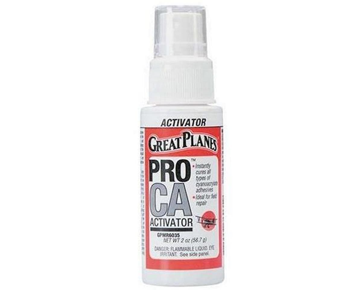 Great Planes Pro CA Foam Safe Activator w/Pump (2oz)