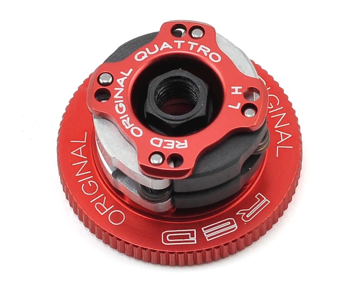 Fioroni 34mm Quattro "Original RED" 4-Shoe Adjustable Clutch System (2 Ergal/2 Carbon)