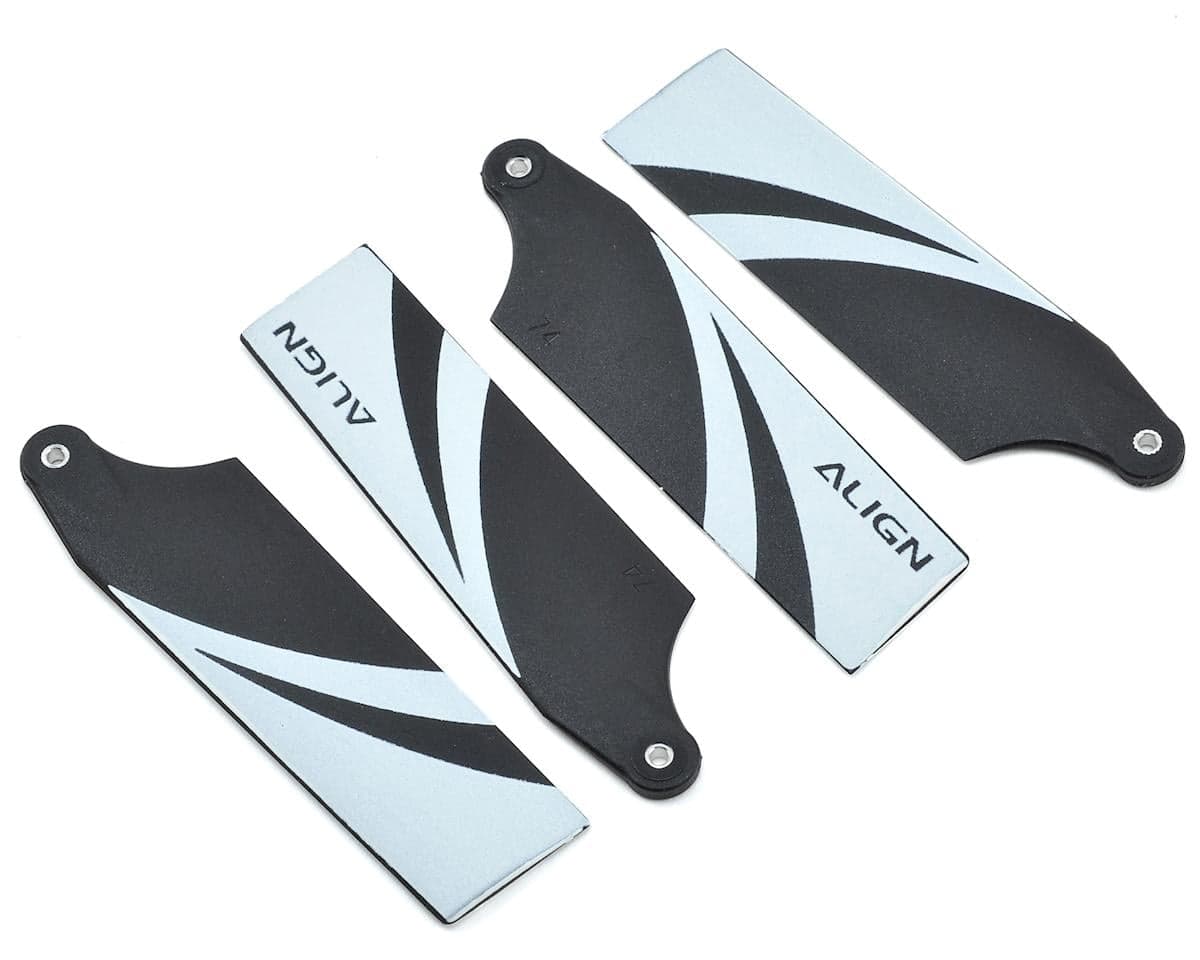 Align 74mm Tail Blade (Black/White) (470L)