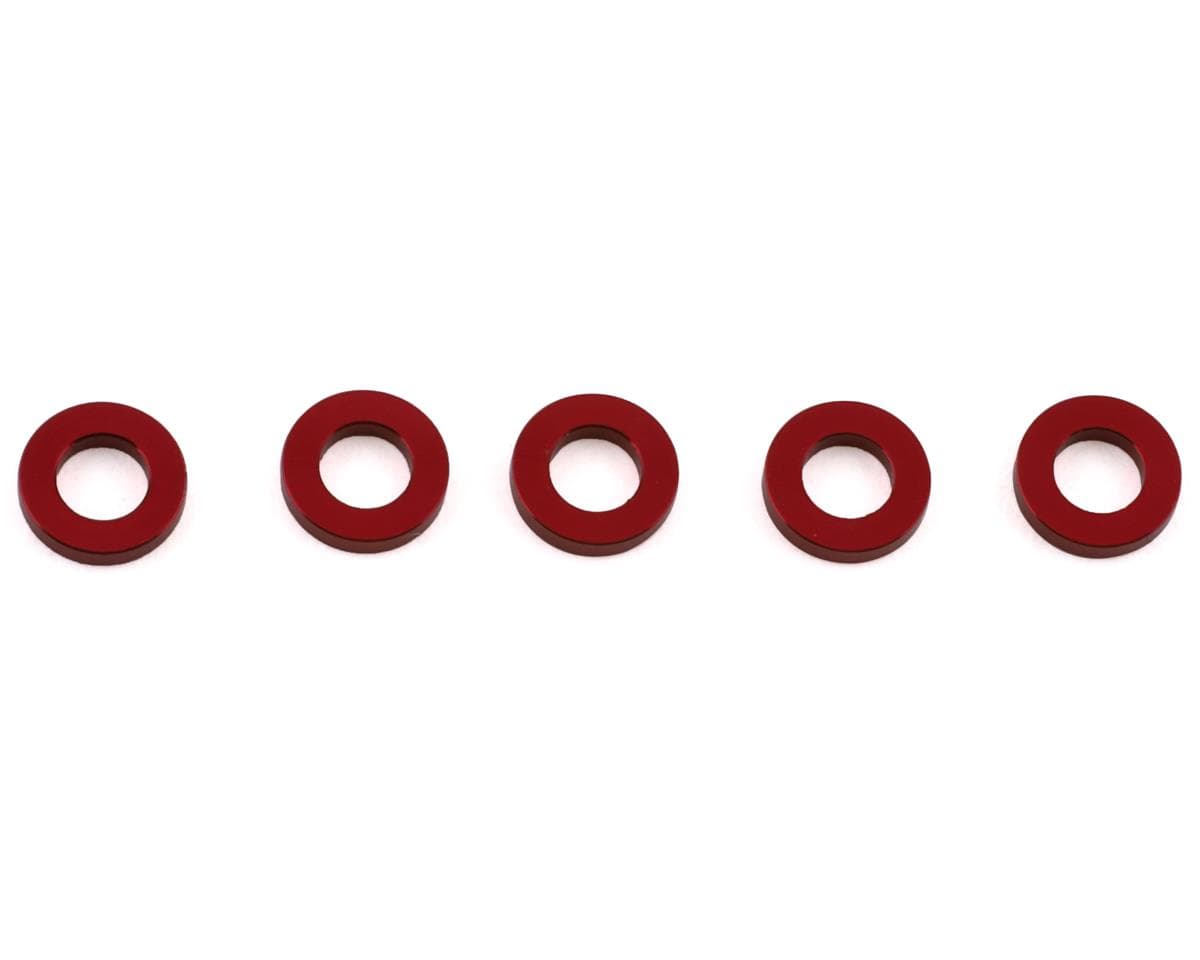 MST Alum. spacer 3X5.5X1.0 (5) (red)
