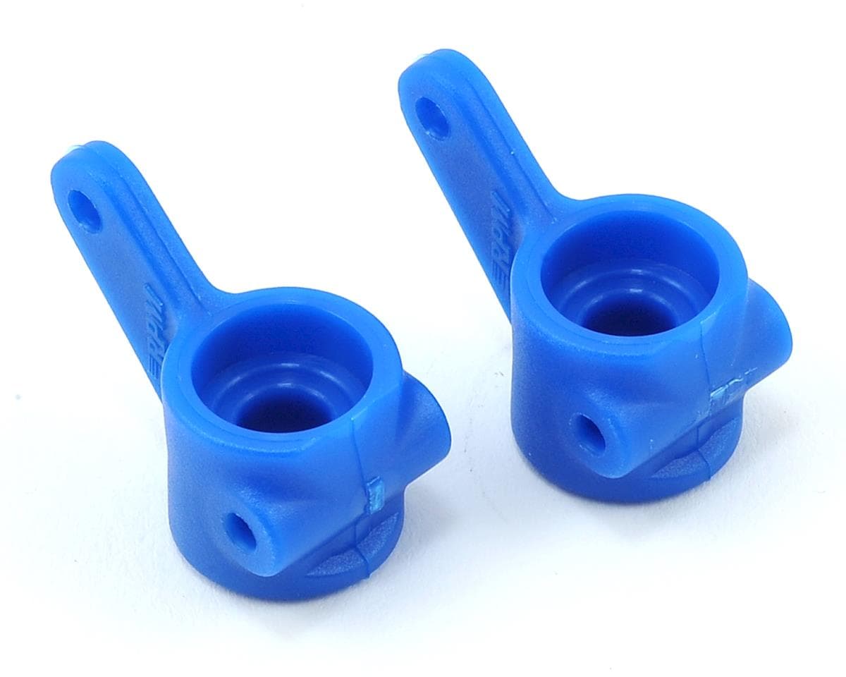 RPM Front Bearing Carrier Set for Traxxas Slash/Bandit/Rustler/Stampede (Blue) (2)