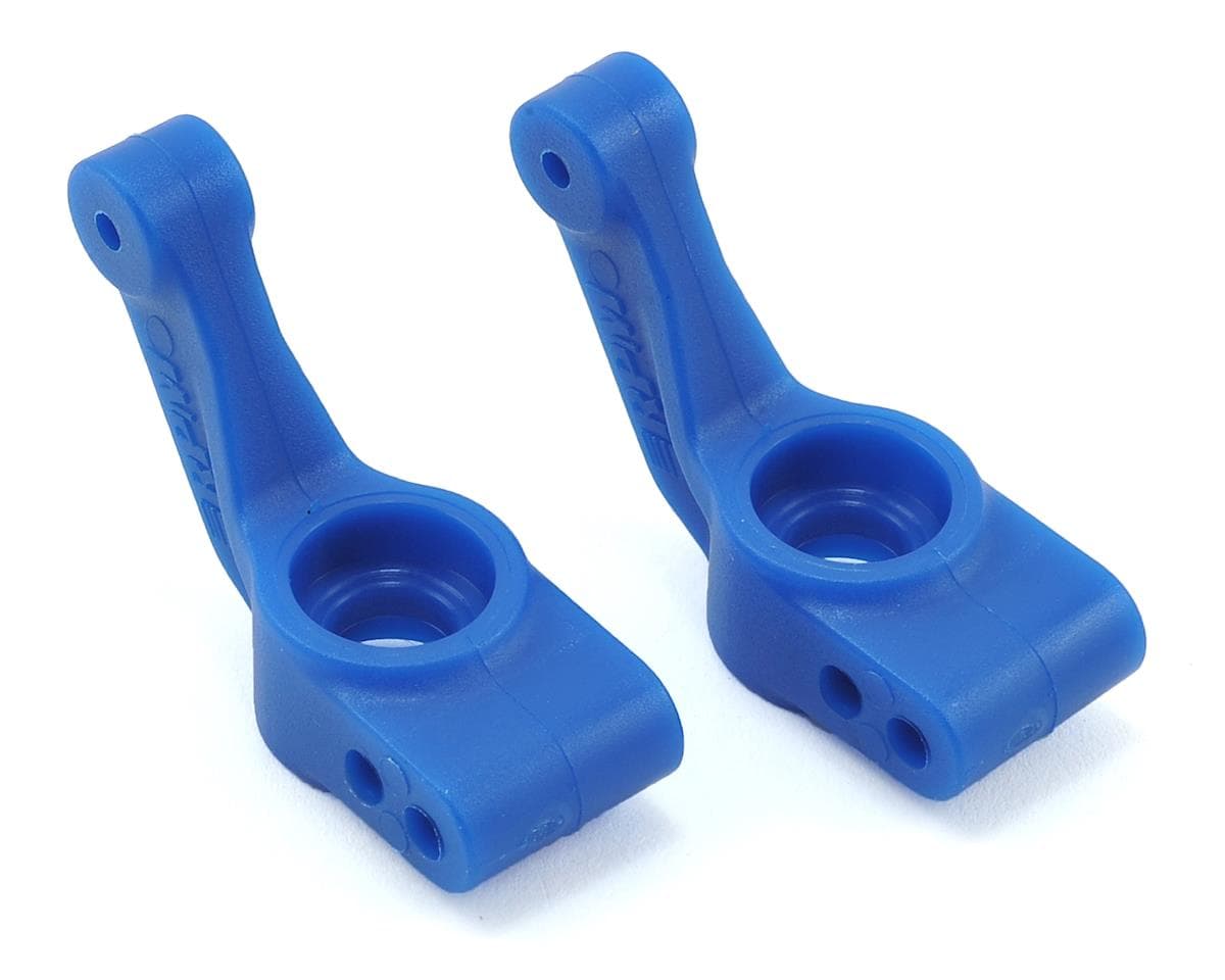 RPM Rear Stub Axle Carriers for Traxxas Slash/Bandit/Rustler/Stampede (Blue) (2)