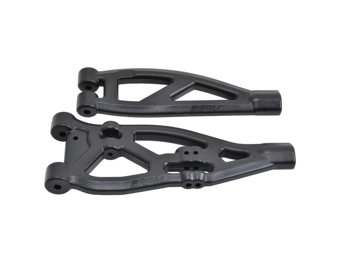 RPM Arrma Kraton/Outcast Front Upper & Lower Suspension Arm Set (Black)