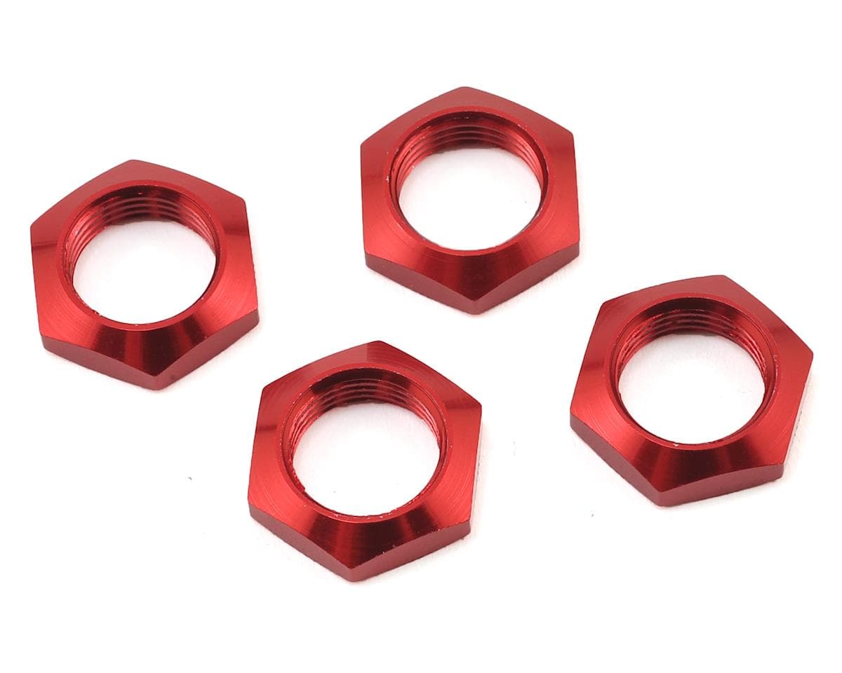 Arrma 17mm Aluminium Wheel Nut (Red) (4)