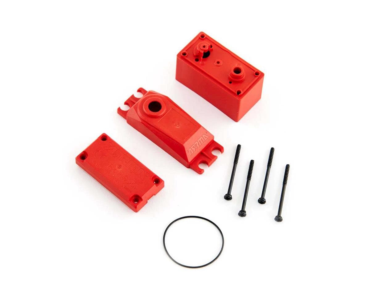 Arrma ADS Metal Gear Servo Case (Red)