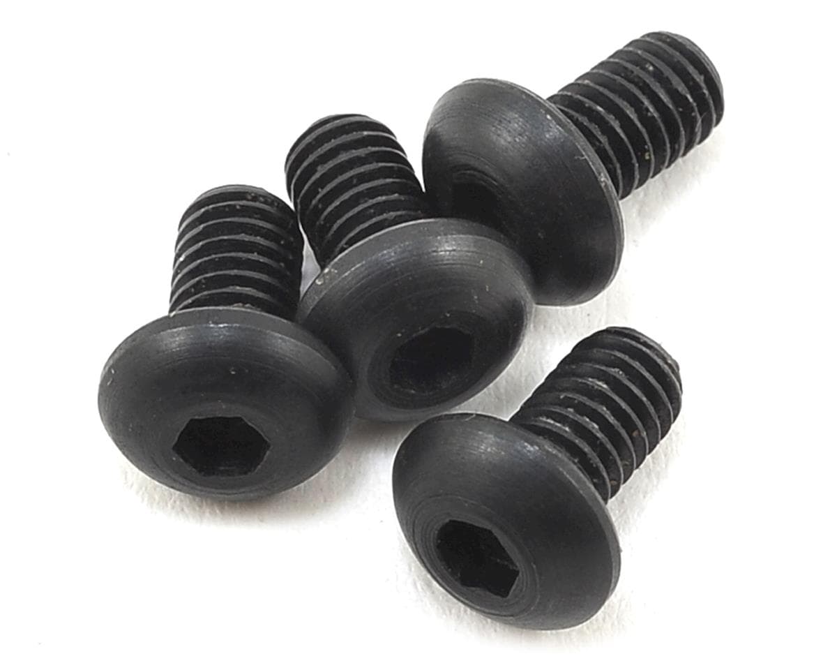 XRAY 4x7mm Button Head Hex Screw (4) (Hollow Bottom)