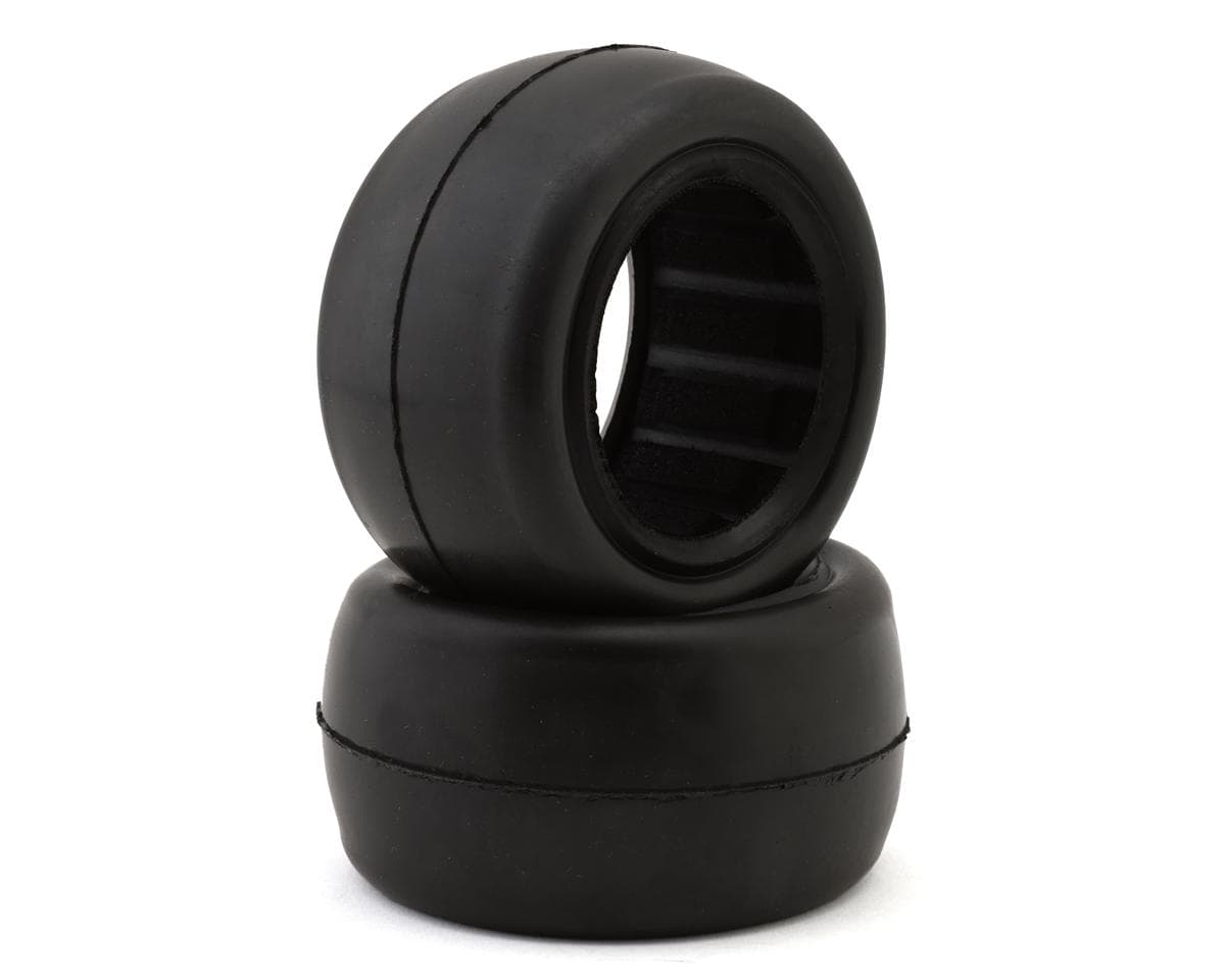 Raw Speed RC Slick 2.2" 1/10 Rear Buggy Tires (2) (Blue Dot) w/Foam Inserts