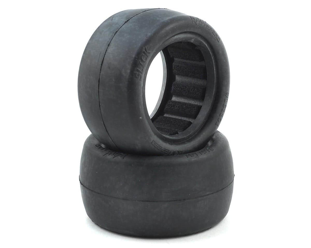 Raw Speed RC Slick 2.2" 1/10 Rear Buggy Tires (2) (Soft) w/Foam Inserts